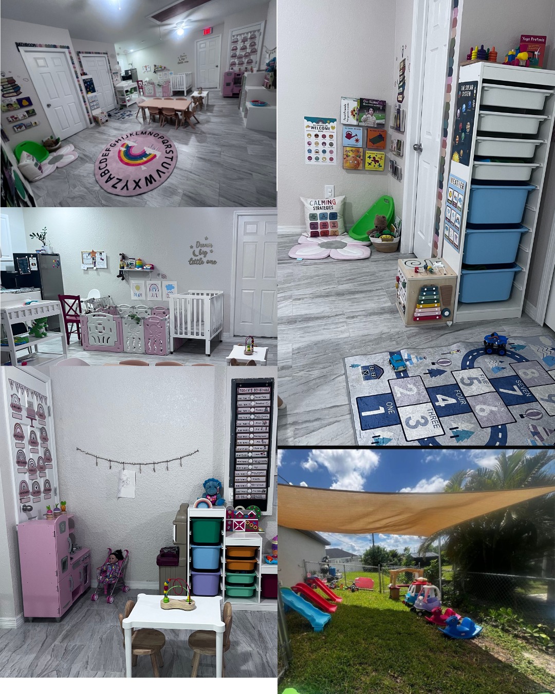 Our Daycare - Play areas and learning spaces